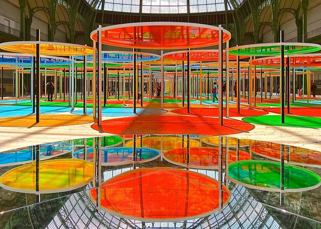 Monumenta 2012 Daniel Buren, the Grand Palais, Paris, France
