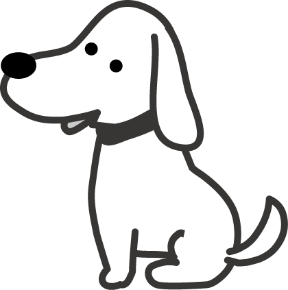 犬のイラスト 無料イラストフリー素材