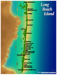 Island Beach State Park Canoe and Kayak map - Barnegat Bay ...
