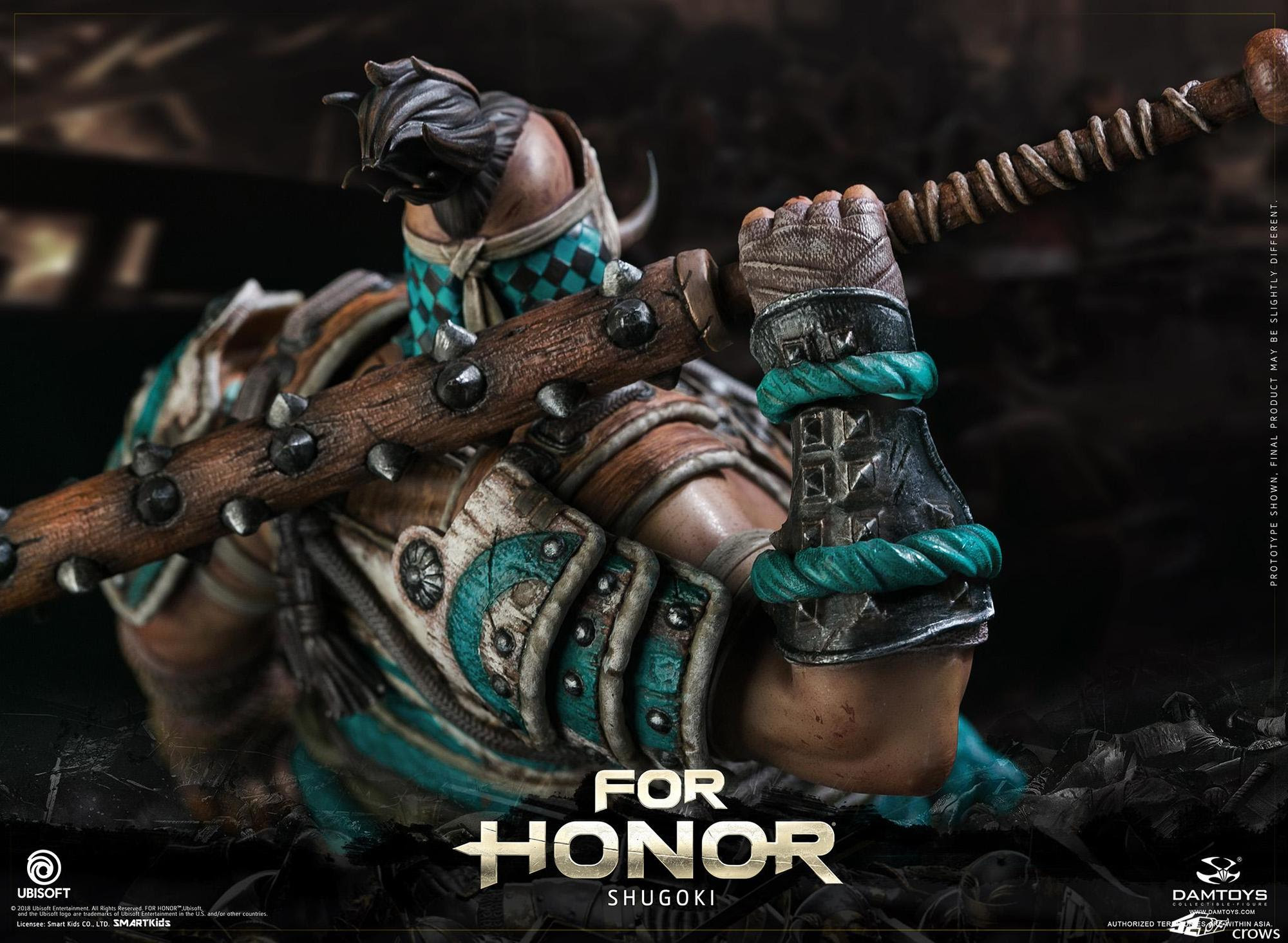 Damtoys 荣耀战魂 For Honor 守护鬼shugoki 1 6雕像前瞻 52toys 让生活再有趣一点