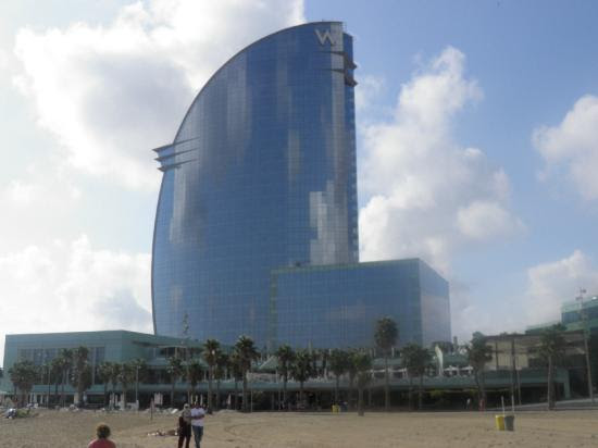 Download this Hotel Outdoor Private Beach Area Picture Barcelona picture