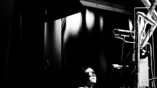 Real life laser scientists photographed as B-movie heroes