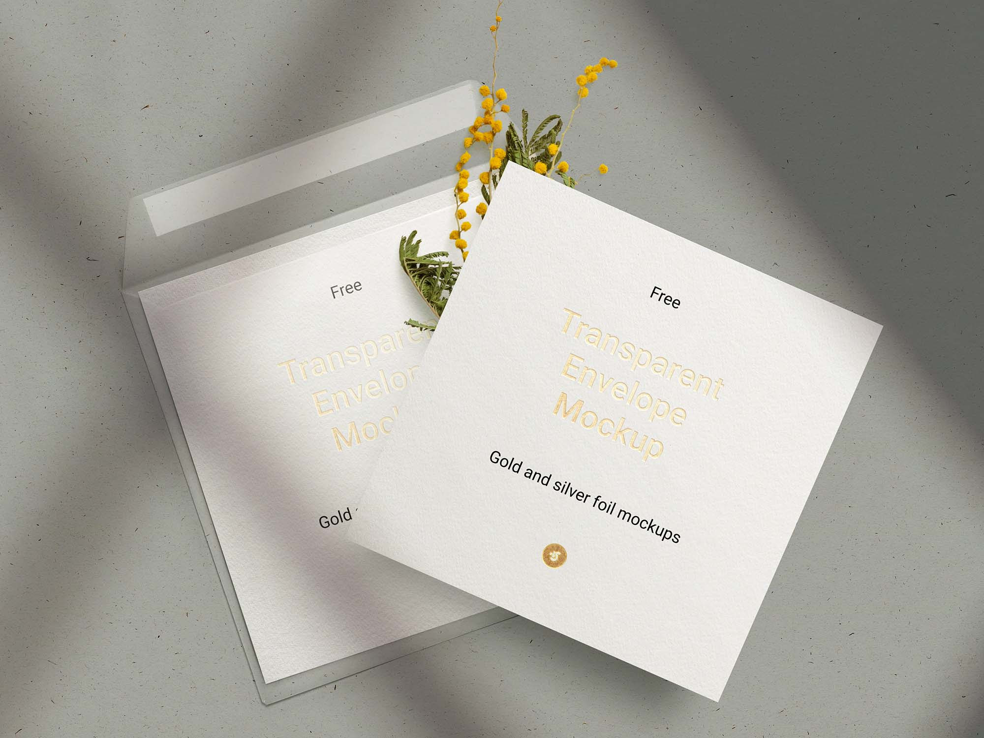 Free Envelope & Card Mockup (PSD)