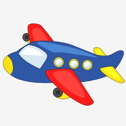 kartun ikan biru dan merah