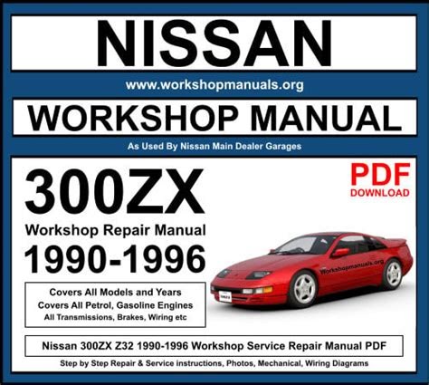 Download 1995 Nissan 300zx Workshop Service Manual