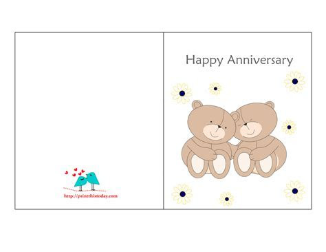 Free Printable Anniversary Cards
