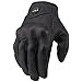 ICON PURSUIT PERFORATED LEATHER MOTORCYCLE GLOVES BLACK 2XL/XXL