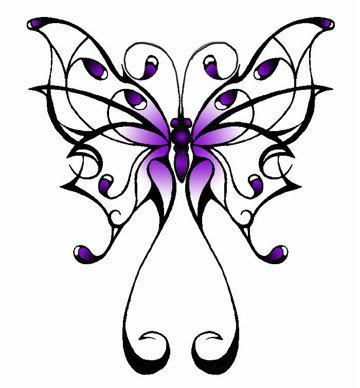 Awesome tattoo outline butterfly (Voted 6.2 by 291 votes) Butterfly