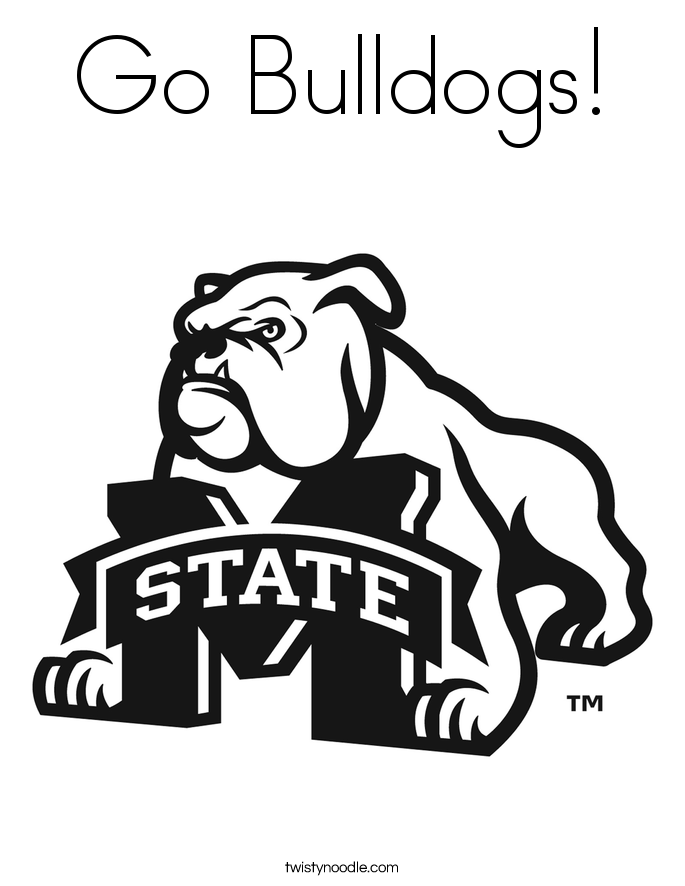 Mississippi State Bulldogs Coloring Pages
