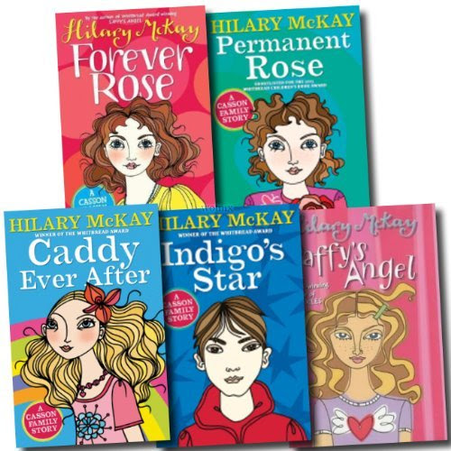 Casson Family Story Collection Hilary McKay 5 Books Set (Caddy Ever After, Indigo's Star, Saffy's Angel, Permanent Rose, Forever Rose)By