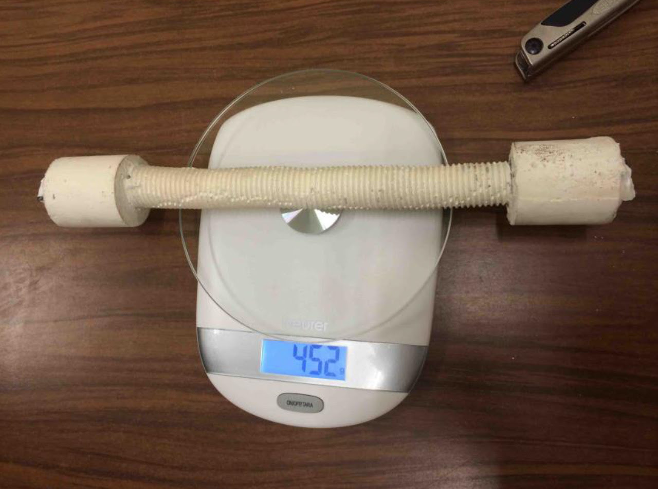 New style E-Cat device being weighed
