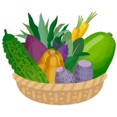 島野菜の無料素材 イラスト沖縄 おきなわ