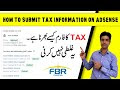 How to Submit Tax Information on Google AdSense, YouTube Tax Form ✅💯