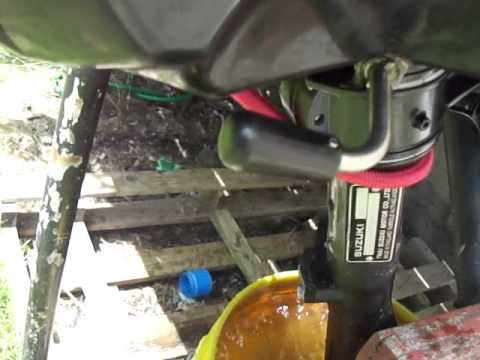 Water Pump Test on 19Johnson hp Outboard -