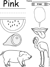 Coloring and Drawing Worksheets: Colors at ...