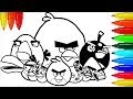 Coloring Pages Of Angry Birds / Angry Birds To Print Angry Birds Kids Coloring Pages / Image of the videogame angry birds.