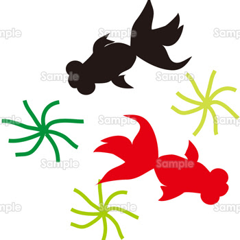 無料イラスト 写真 金魚 金魚 素材集 テンプレートbank