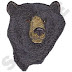 Black Bear Applique : Free printable black bear pattern.