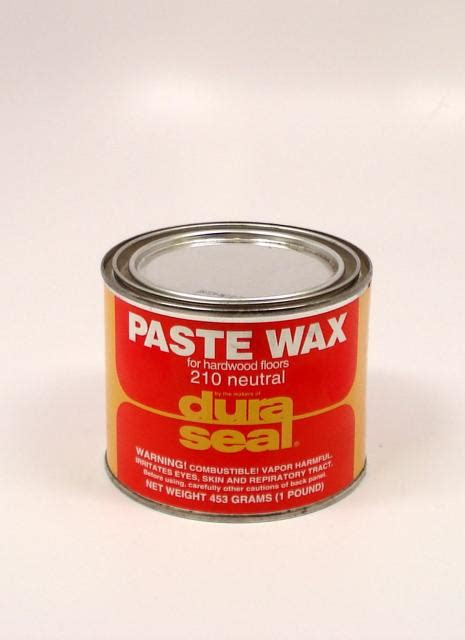 Learn about the differences here. Dura Seal Paste Wax For Wood Flooring Neutral Pound