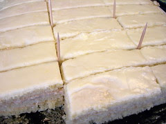 Rhubarb-Ginger Opera Cake