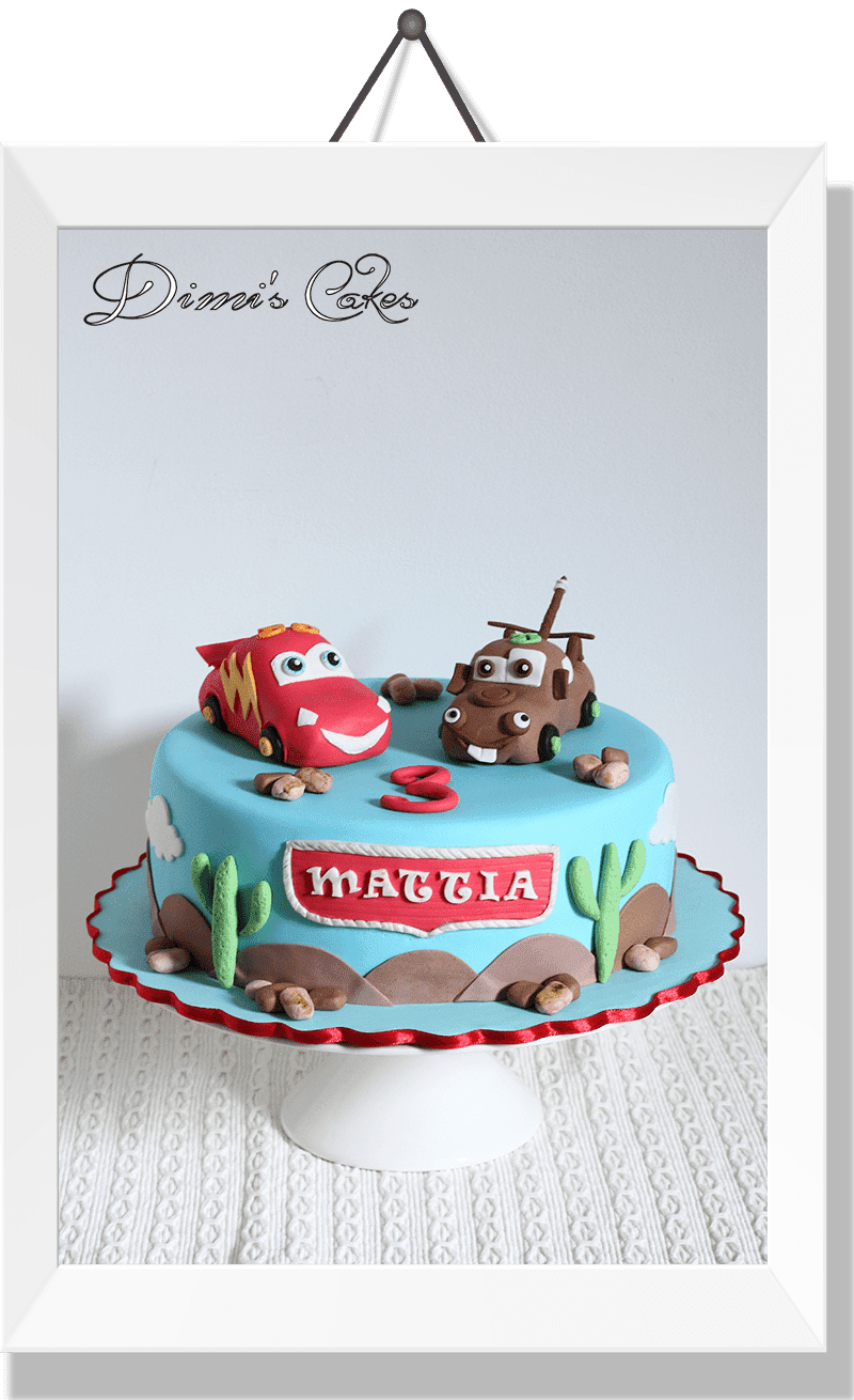 Gateau Flash Mcqueen Cars