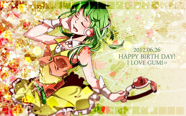 Gumi カラフルで綺麗なイラスト壁紙 ボカロ画像