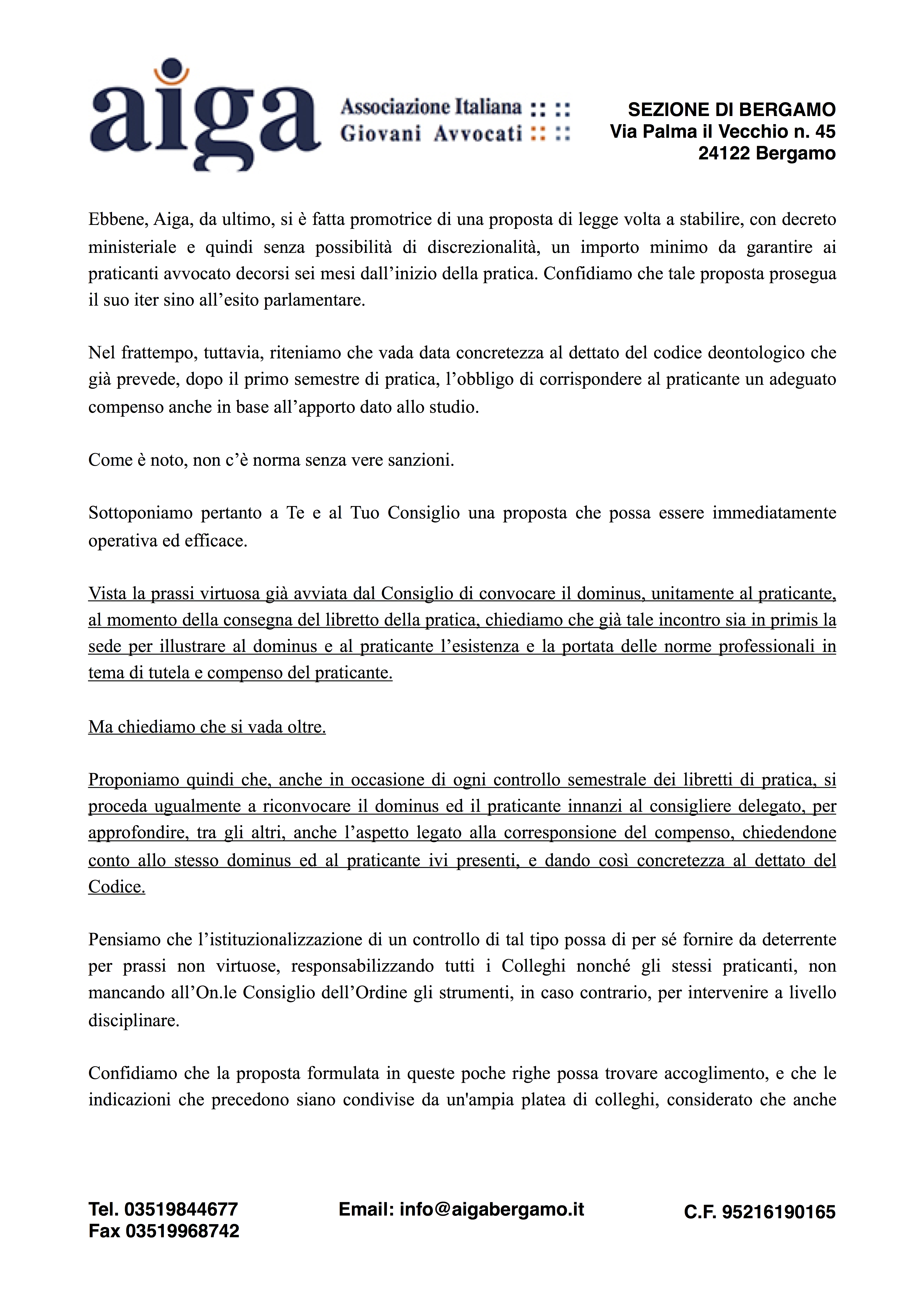 Lettera aperta al Consiglio dell'Ordine degli Avvocati di ...