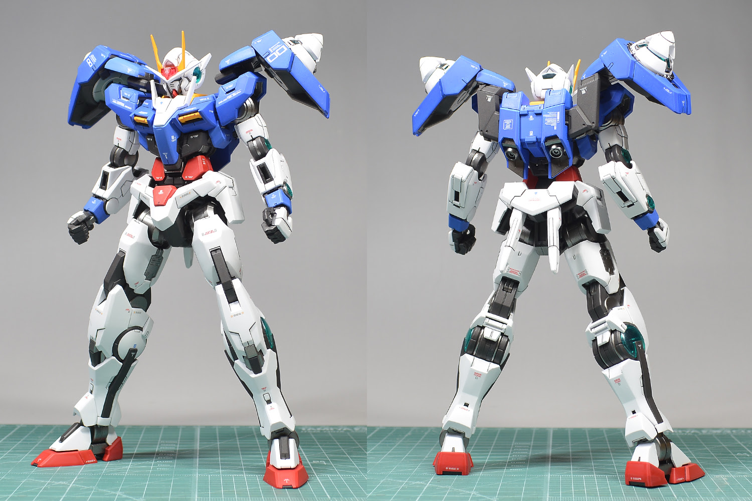 Mg ダブルオーザンライザーの製作 スミ入れ 細かい塗装など ガンダムブログはじめました