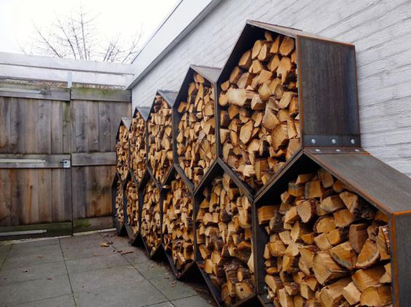20 Excellent DIY Outdoor Firewood Storage Ideas | HomeMydesign