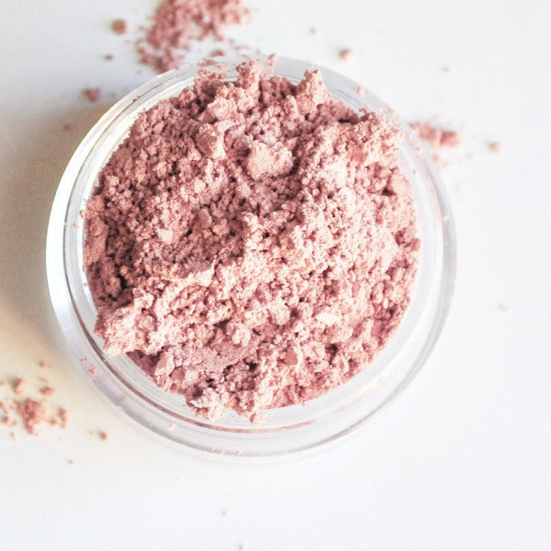 Mineral blush sample, PINCHED soft pink: natural & vegan makeup - EsmeMinerals