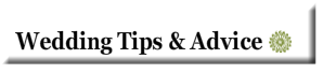 wedding tips advice category