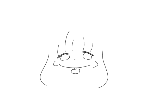 携帯で 癒し系のかわいい女の子のゆるい描き方 イラスト きょうはなにをしよう