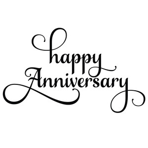 Download File Happy Anniversary Font Style Compatible with Cameo Silhouette Studio, Cricut and other cutting machines for any crafting projects.