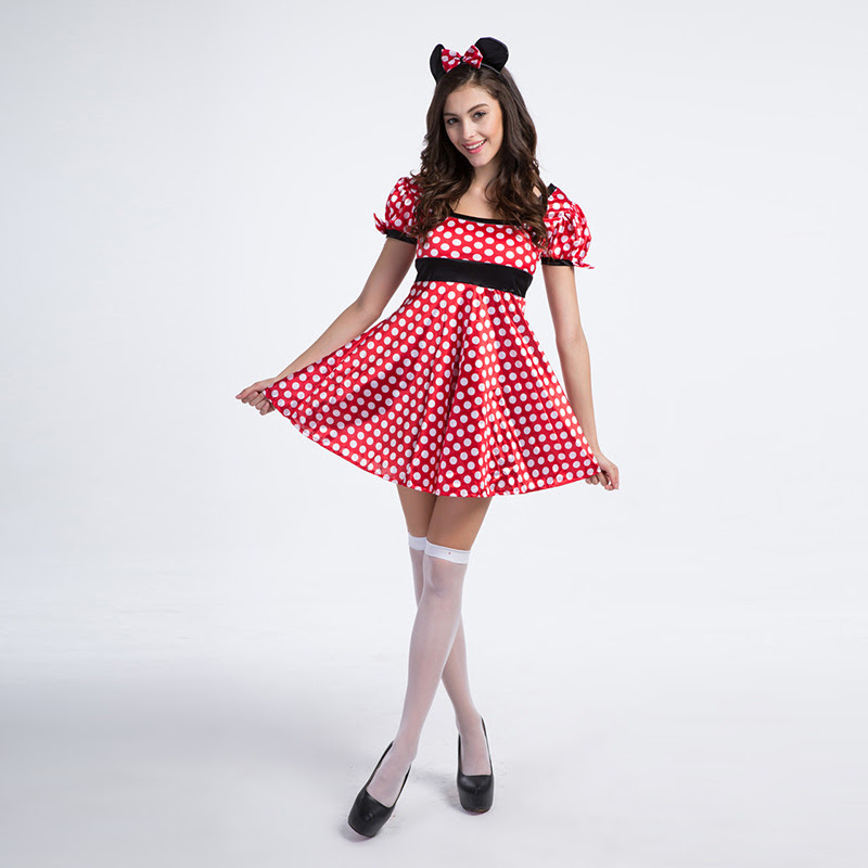 ミッキーマウス プリティー ミニー 大人用 Adult Pretty Minni ハロウィン ディズ