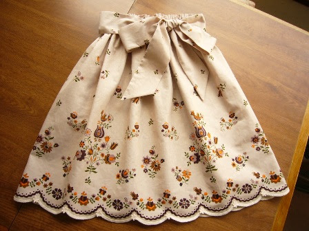 簡単かわいい ウエストゴム シンプルスカートの作り方 Cherin Cherin 通信