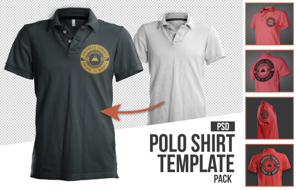 Download 10 Polo Shirt Mockup PSD Images - Photoshop PSD, Polo Shirt Mockup Templates and Polo Shirt ...