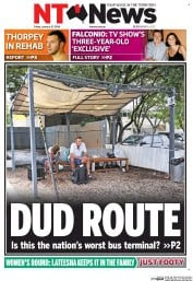 NT News (Australia) Front Page for 5 December 2013 ...