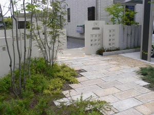 石を敷く 御影石を敷く 9 Diyでガーデンリフォーム