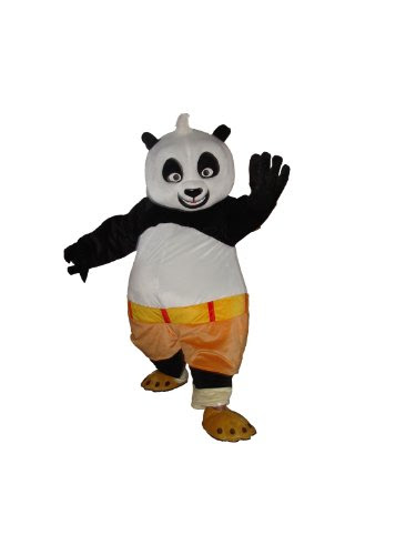 Kungfu Panda Mascot Costume Fancy Dress Adult Suit  