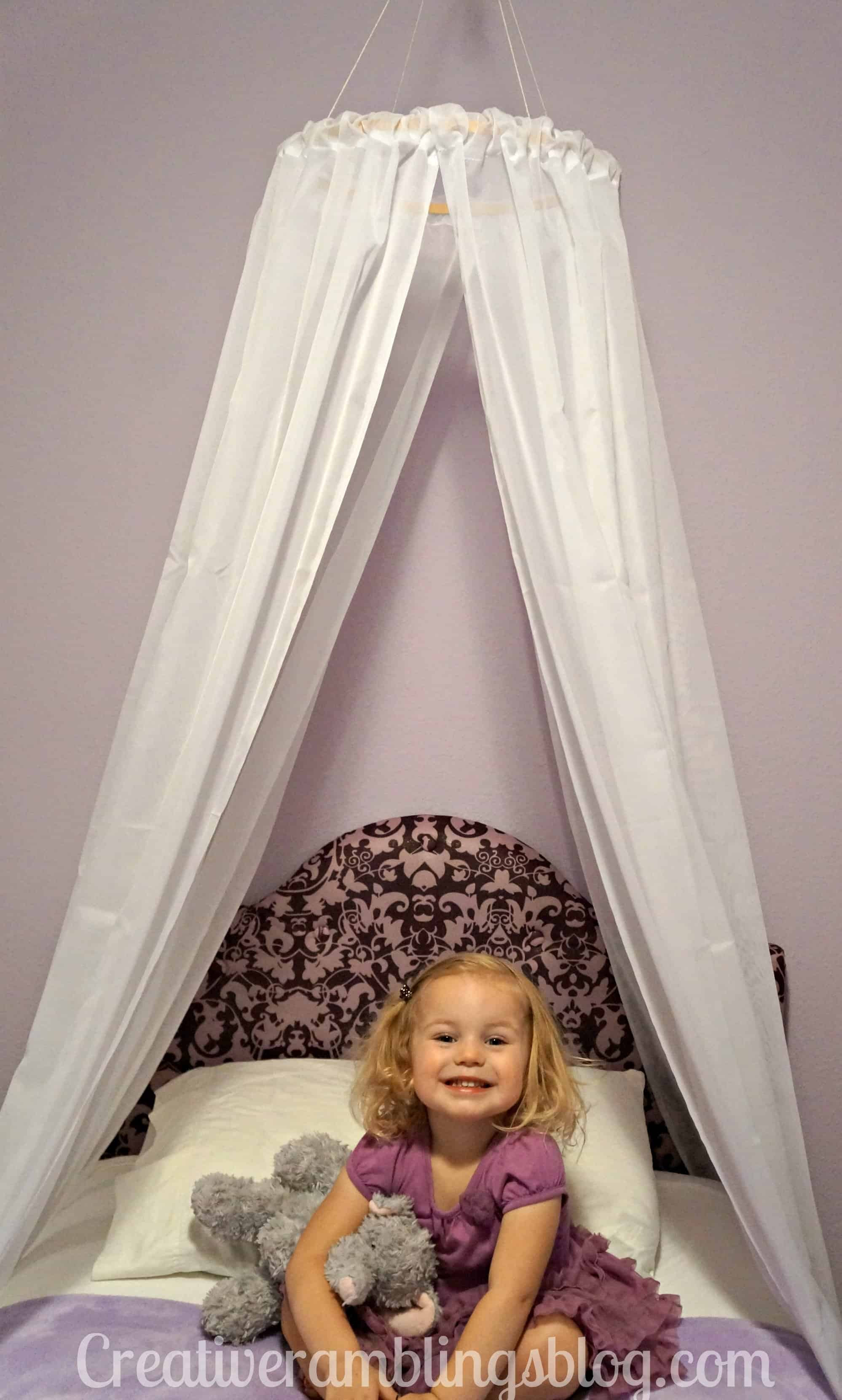Easy DIY Princess Canopy - Creative Ramblings