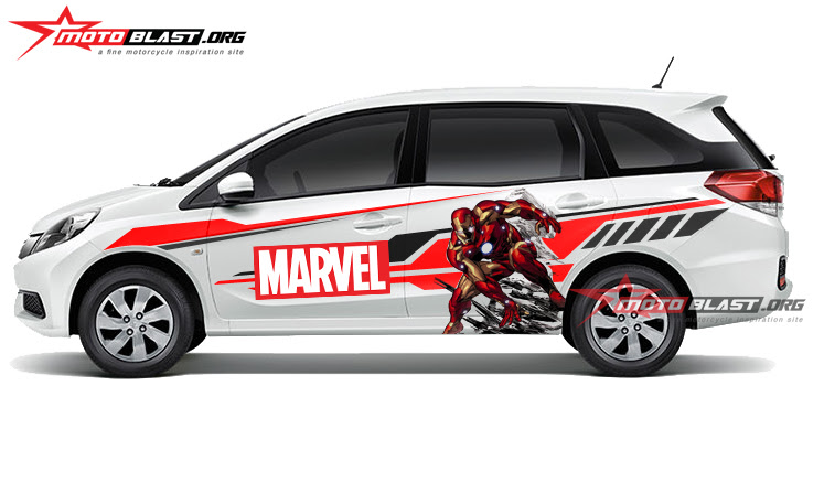 modifikasi striping mobilio white ironman modifikasi striping mobilio white ironman