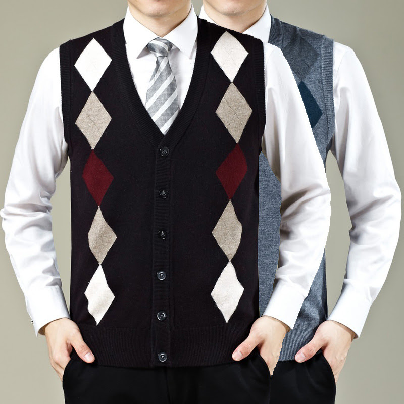 Popular Mens Sleeveless Cardigan Sweaters-Buy Cheap Mens
