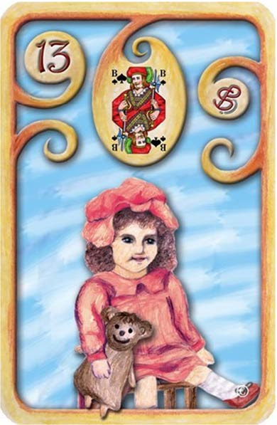 Baralho Cigano – A Criança - Carta 13 - Linha das Águas