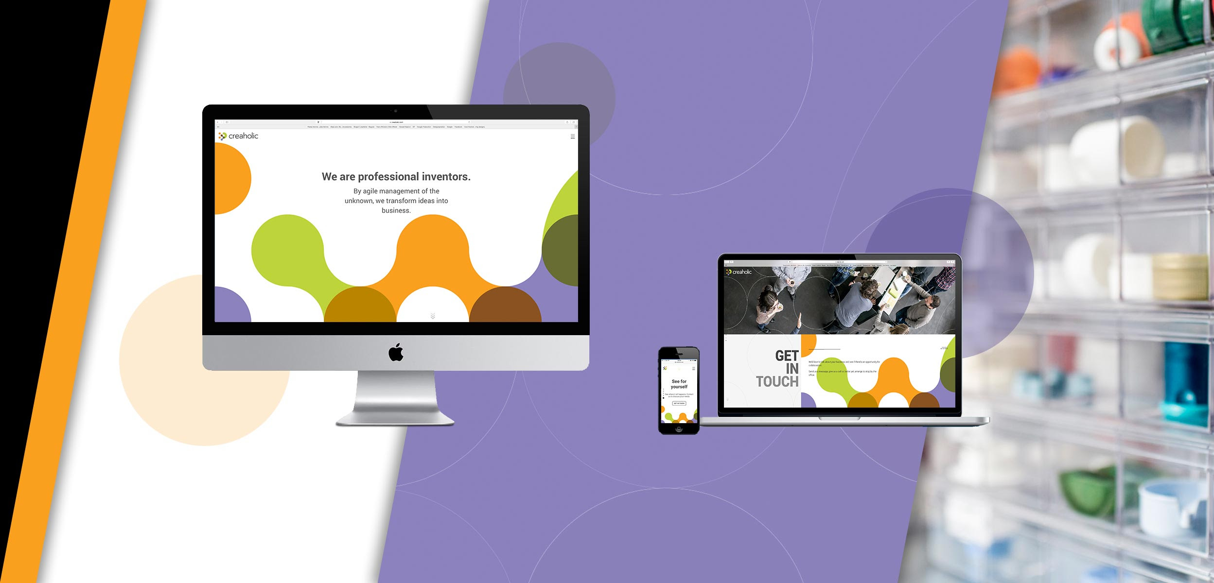 Creaholic Website D Facto Lab Digital IT Design Web Agency