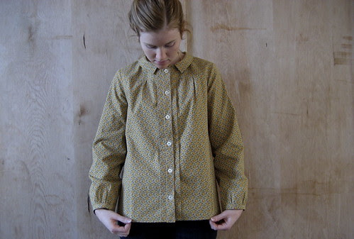 harvest calico blouse.