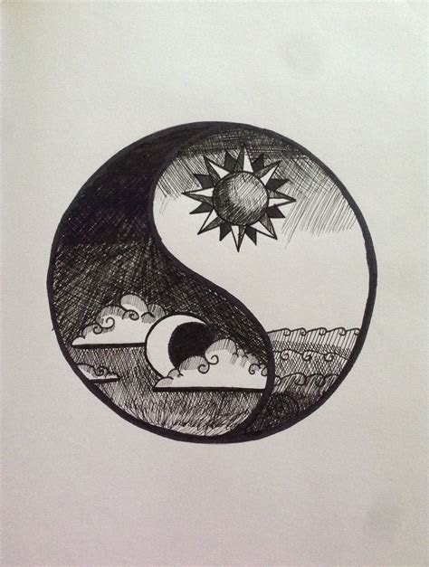 october   drawing yin    black