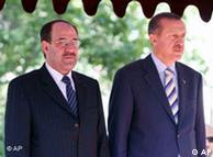 اردوغان و مالکی نخست وزیران ترکیه و عراق