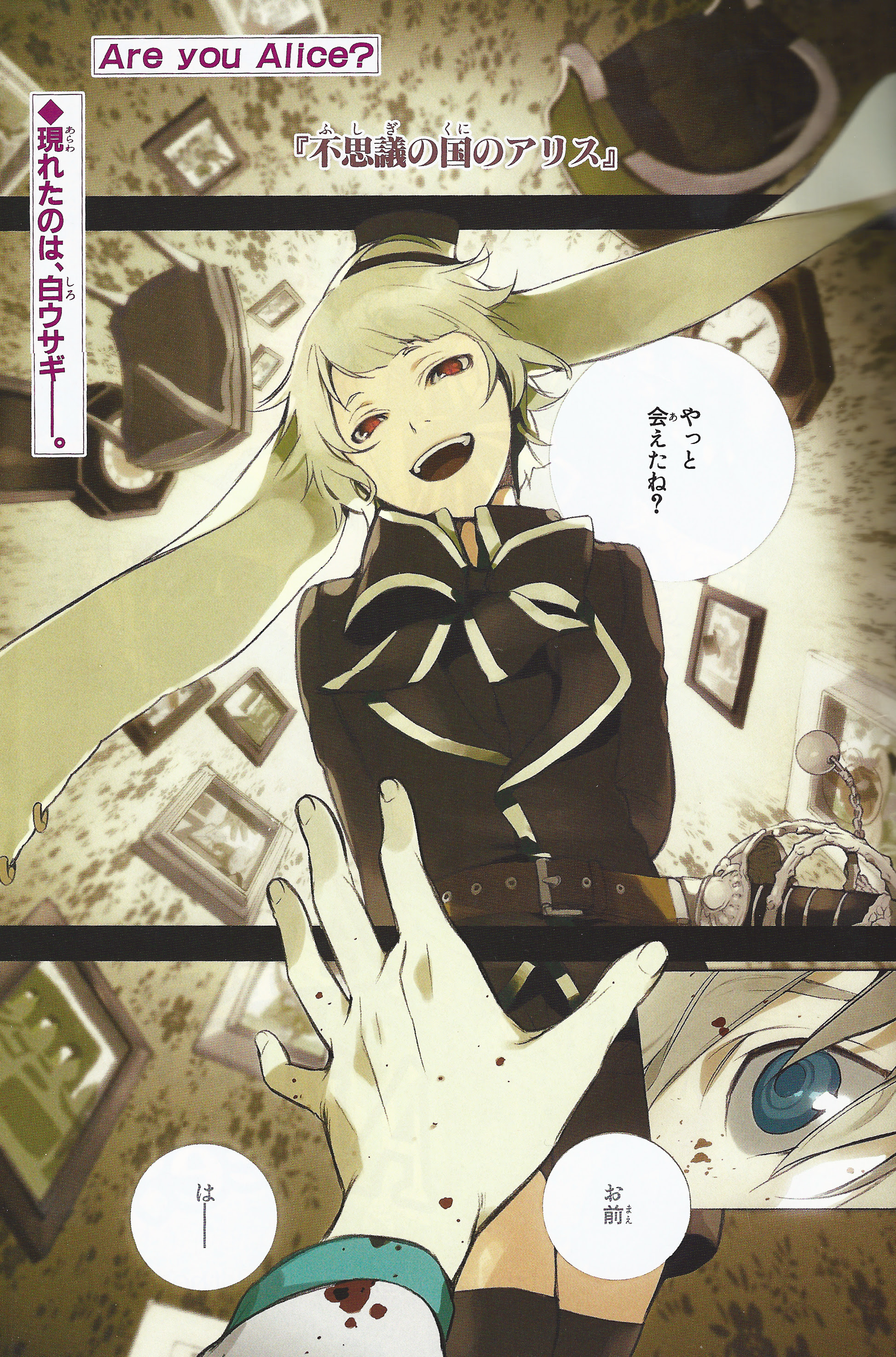 Are You Alice Alice Are You Alice White Rabbit Are You Alice Minitokyo