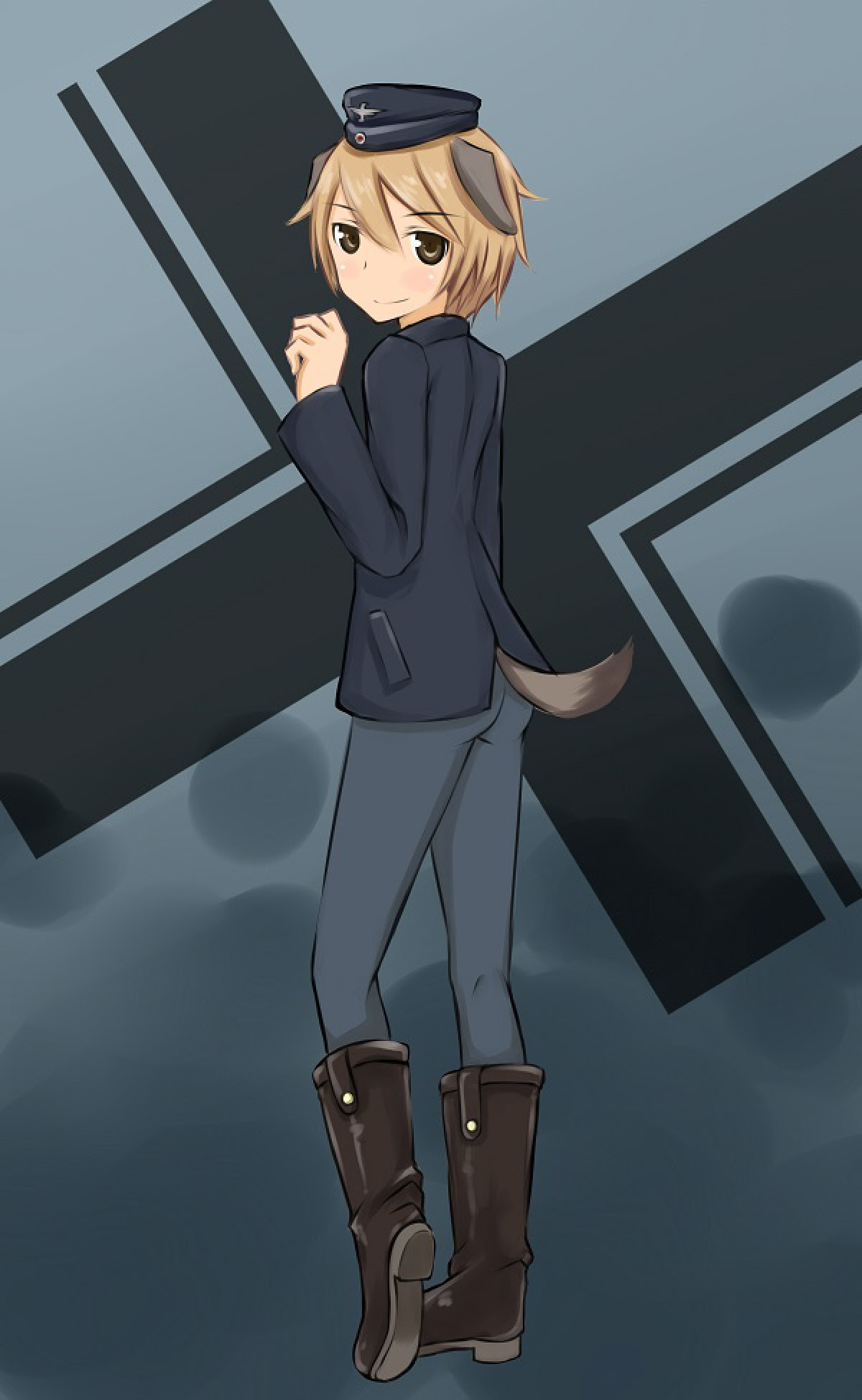 13 12 09 ストライクウィッチーズ 502jfw ヴァルトルート クルピンスキーのイラスト