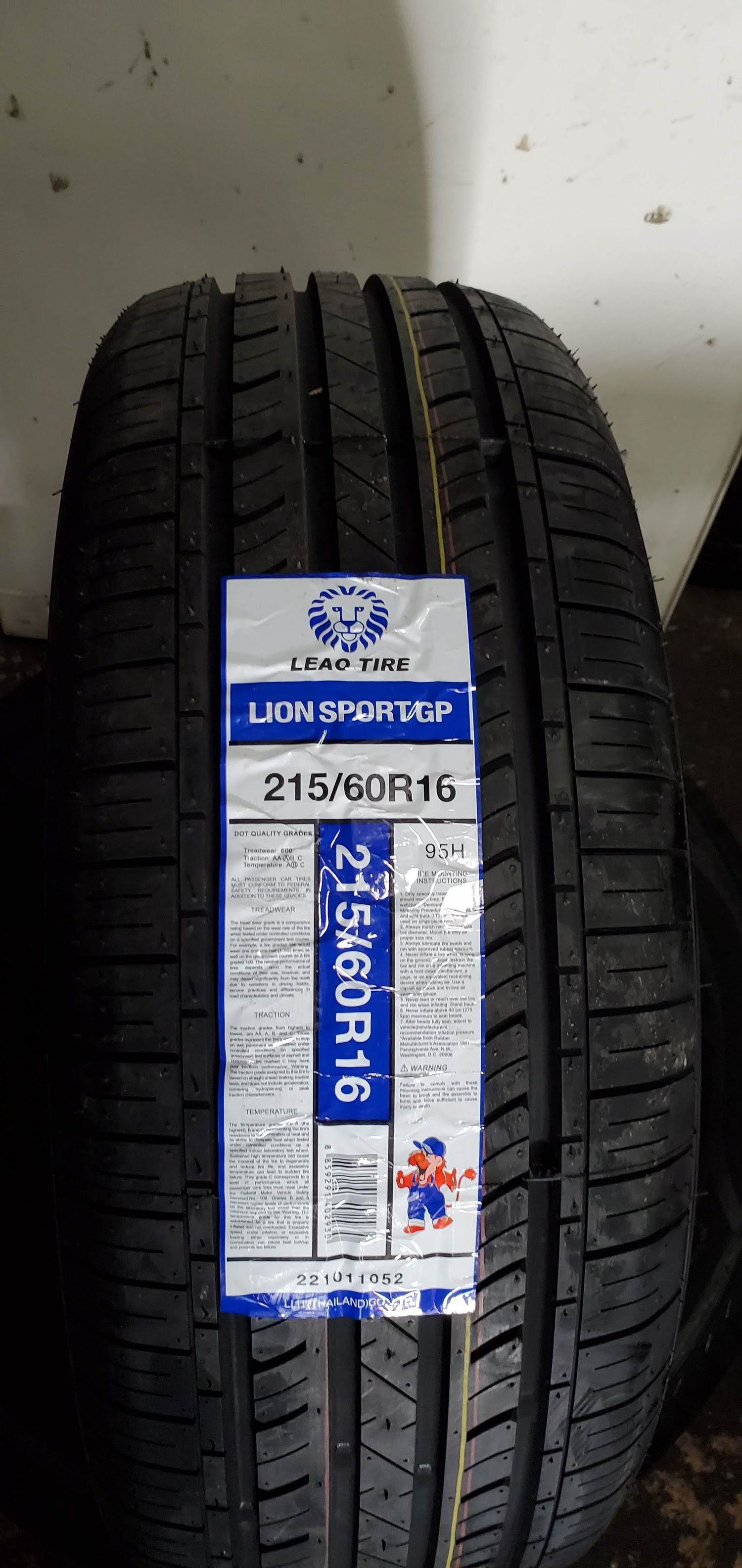 215 60 16 Leao Lion Sport Hp 95h Empire Best Tires